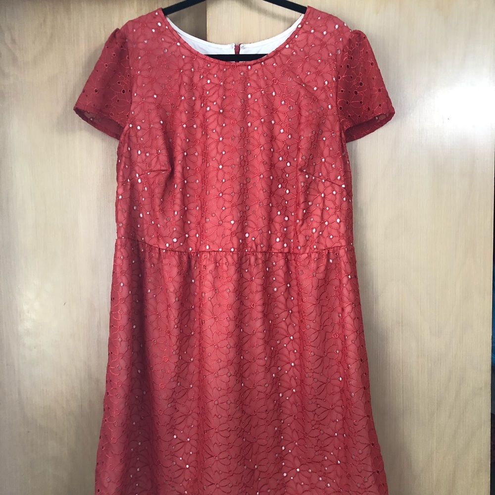 Coral dress